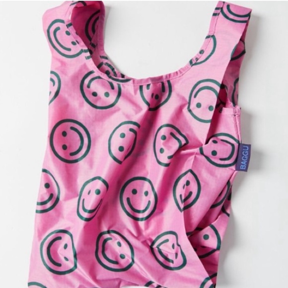 Baggu Bags- Smiley Faces Set of 2 - Picture 2 of 5